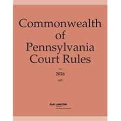 Pennsylvania Commonwealth Court Rules