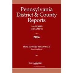 Pennsylvania District and County Reports
