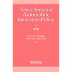 Texas Personal Automobile Insurance Policy