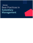 89% of legal department leaders have challenges with legal entity management giving them concerns about their deal readiness. Failure to effectively manage subsidiary entities can lead to a variety of consequences. Download this ebook for best practices to stand-up an effective subsidiary management operations function in your company.