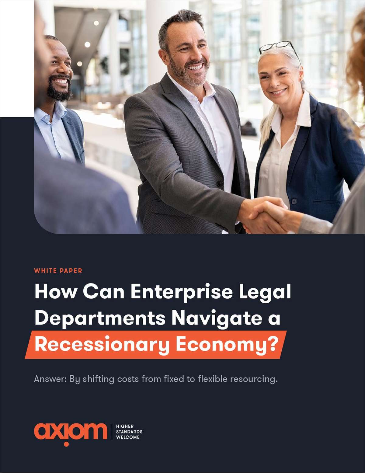 A recessionary economy is particularly disruptive to enterprise legal departments. Download this white paper and learn how you can navigate a recessionary economy by shifting costs from fixed to flexible resourcing.