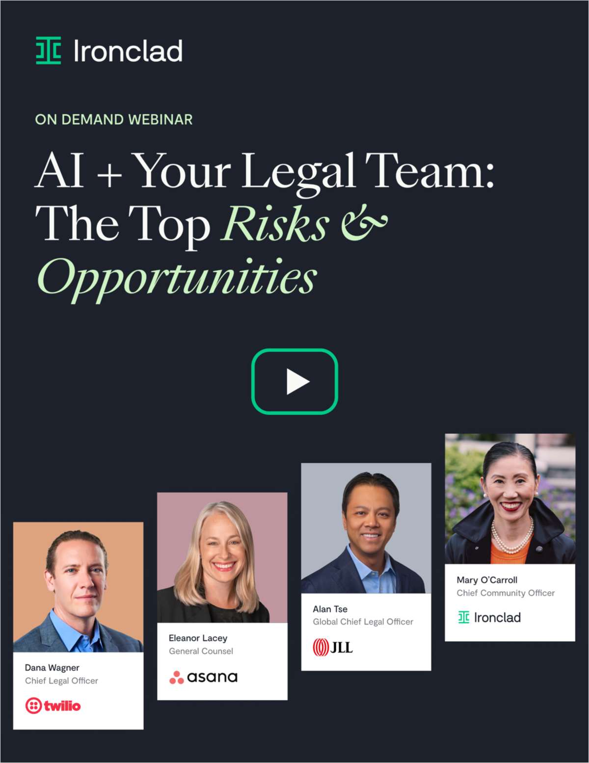 AI is reshaping the legal landscape. Stay ahead of the curve by diving into its impact, risks and how legal departments can adapt in this on-demand webinar. Key takeaways include task offloading, AI education and collaborative risk management.
