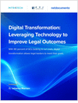 It comes as no surprise to in-house leaders that 80% of digital transformation projects face challenges. This eBook will help you pave the way to transformative success by outlining best practices, how to apply strategic planning, and deploy effective change management to implement new technologies.