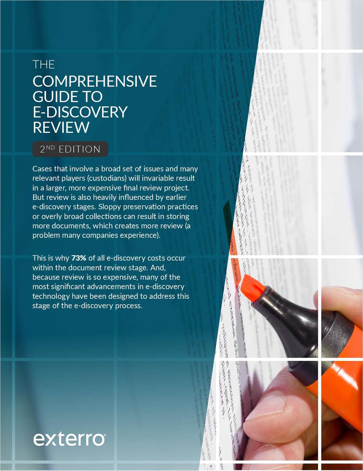 Document review is time consuming and demanding of resources, and legal professionals are usually ill-equipped to handle the process. Master the basics of e-discovery review with tips, best practices, and case law reviews in this updated guidebook.