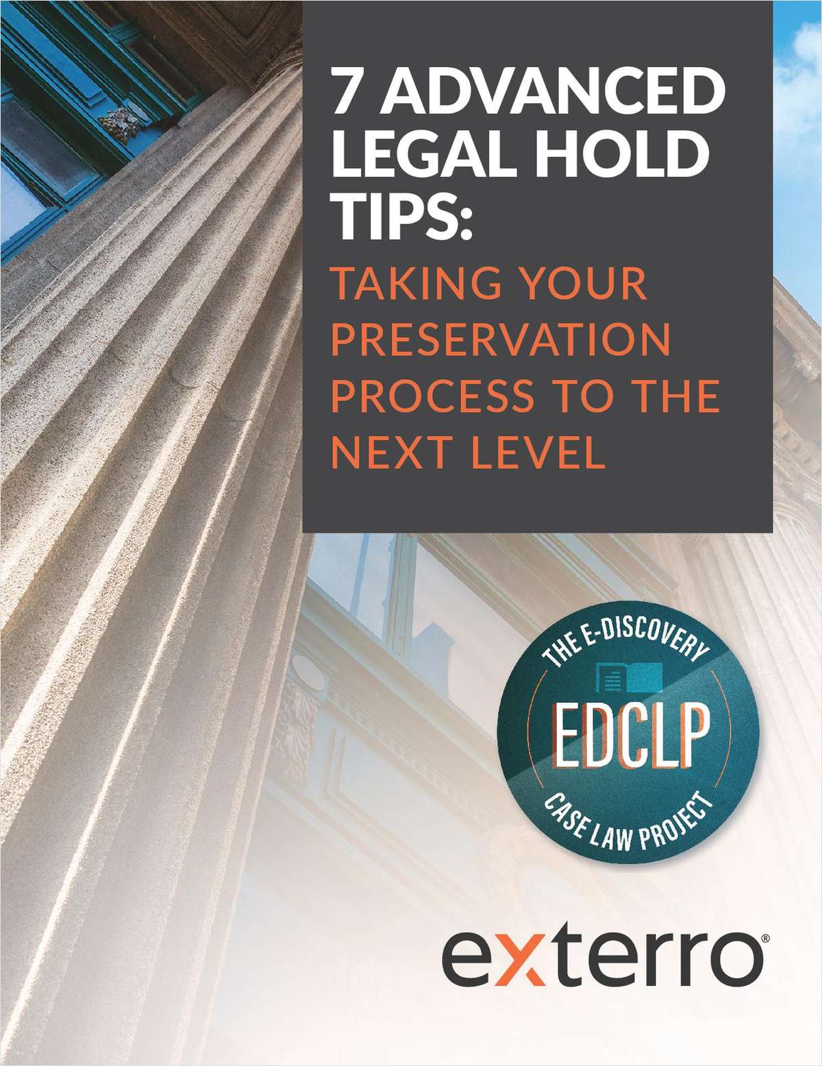 This white paper will walk you through the benefits of establishing a more mature legal hold process, empowering you to gather case-pertinent information sooner and reduce your e-discovery expenditures.