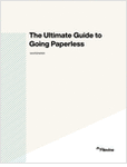 Thinking of going paperless? Download this ultimate guide to going paperless and learn how to create an office-wide culture to manage and store documents digitally.
