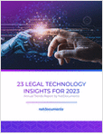 This report takes a comprehensive look at the market, taps into the minds of 23+ thought leaders, and delivers insights into the growing and anticipated trends of importance for legal professionals in 2023 and beyond.