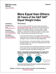 More Equal Than Others: 20 Years of the S&P 500® Equal Weight Index